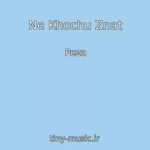 کاور آهنگ Ne Khochu Znat از Peza