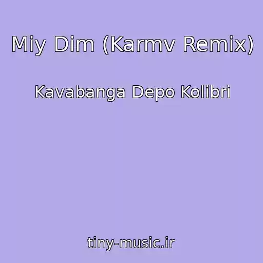 کاور آهنگ Mіy Dіm (Karmv Remix) از Kavabanga Depo Kolibri
