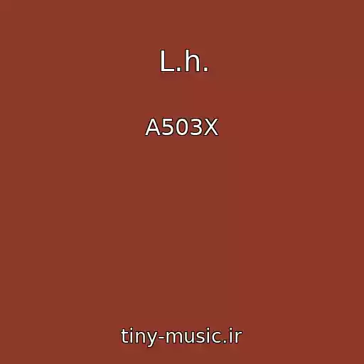 کاور آهنگ L.h. از A503X