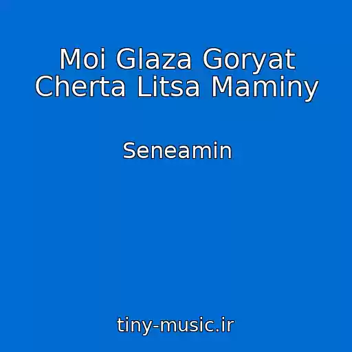 کاور آهنگ Moi Glaza Goryat Cherta Litsa Maminy از Seneamin