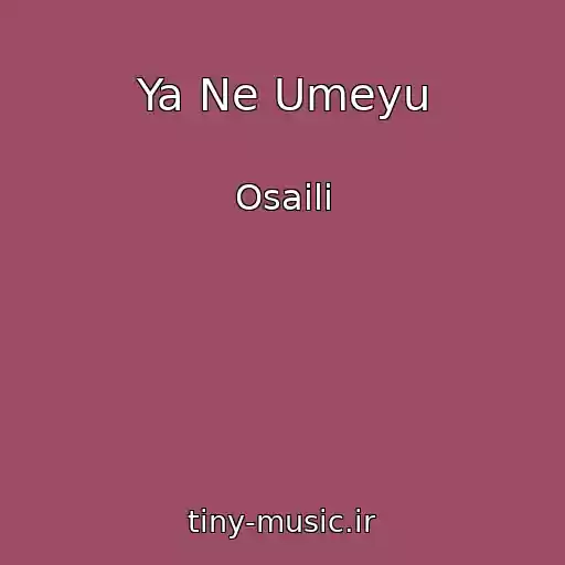 کاور آهنگ Ya Ne Umeyu از Osaili