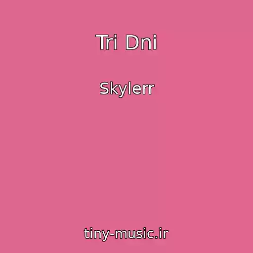 کاور آهنگ Tri Dnі از Skylerr