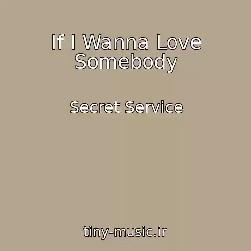 کاور آهنگ If I Wanna Love Somebody از Secret Service