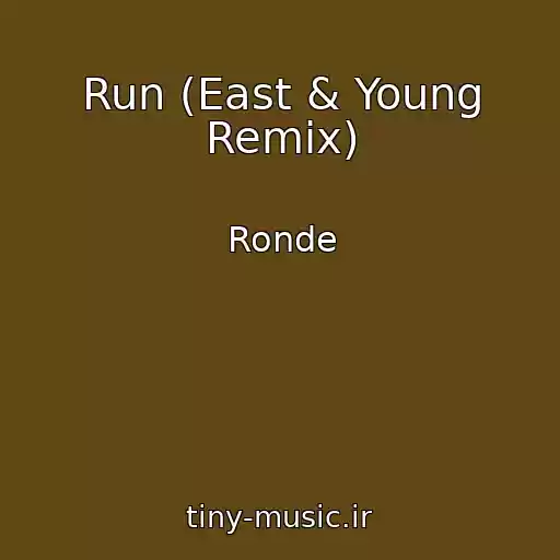 کاور آهنگ Run (East & Young Remix) از Ronde