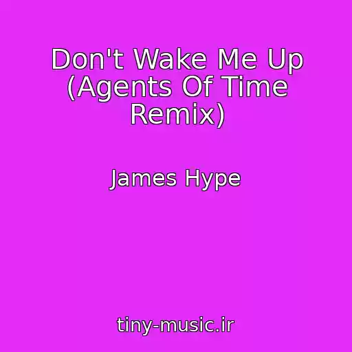 کاور آهنگ Don't Wake Me Up (Agents Of Time Remix) از James Hype