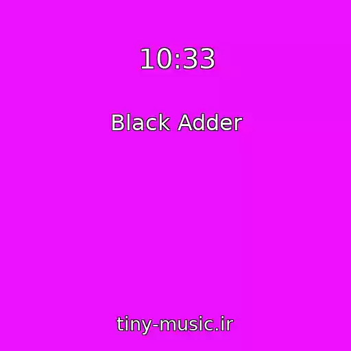 کاور آهنگ 10:33 از Black Adder