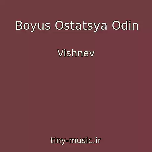 کاور آهنگ Boyus Ostatsya Odin از Vishnev
