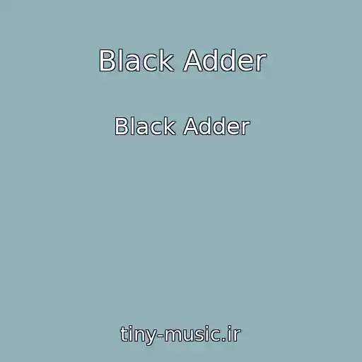 کاور آهنگ Black Adder از Black Adder