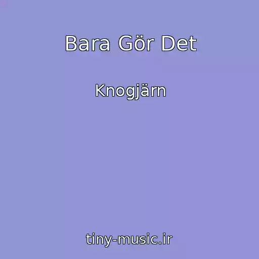 کاور آهنگ Bara Gör Det از Knogjärn