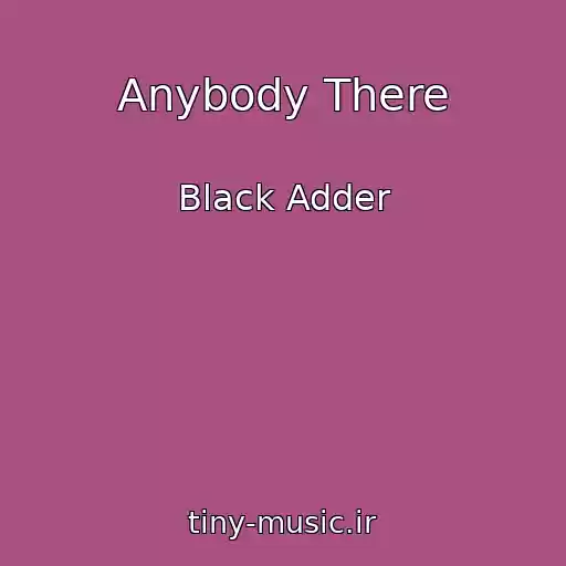 کاور آهنگ Anybody There از Black Adder