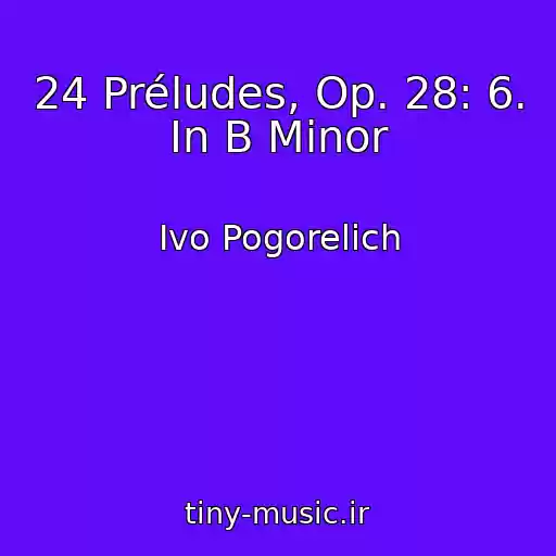کاور آهنگ 24 Préludes, Op. 28: 6. In B Minor از Ivo Pogorelich