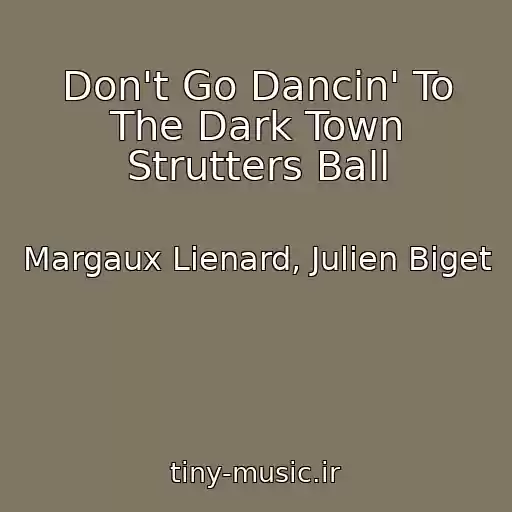 کاور آهنگ Don't Go Dancin' To The Dark Town Strutters Ball از Margaux Lienard, Julien Biget