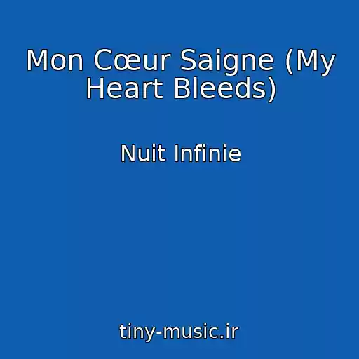 کاور آهنگ Mon Cœur Saigne (My Heart Bleeds) از Nuit Infinie