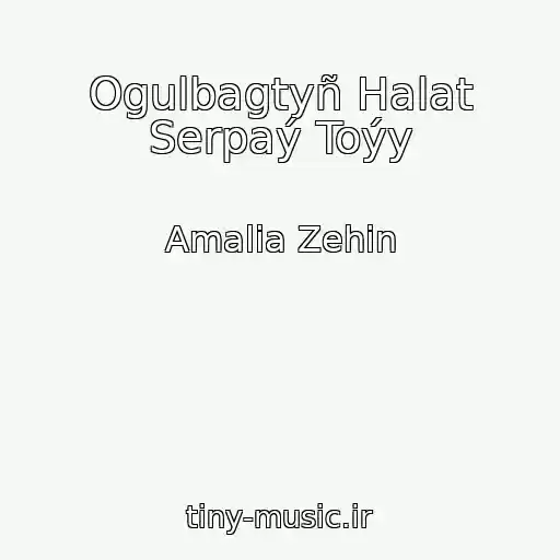 کاور آهنگ Ogulbagtyñ Halat Serpaý Toýy از Amalia Zehin