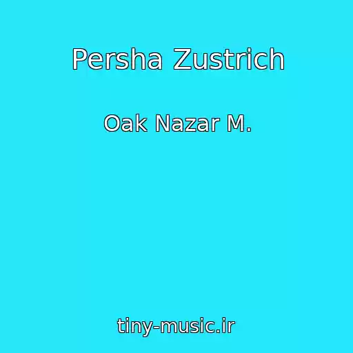 کاور آهنگ Persha Zustrich از Oak Nazar M.