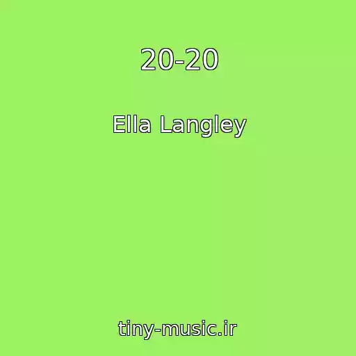 کاور آهنگ 20-20 از Ella Langley