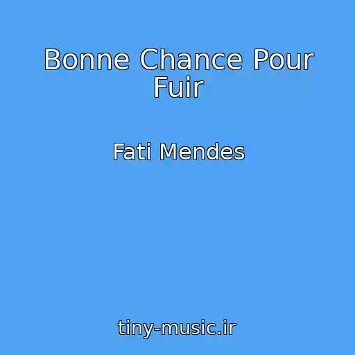 کاور آهنگ Bonne Chance Pour Fuir از Fati Mendes