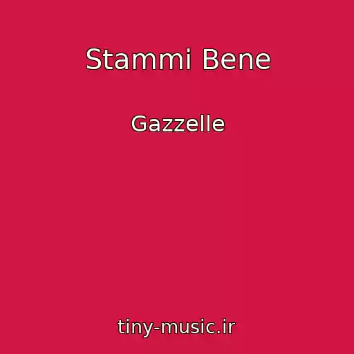 کاور آهنگ Stammi Bene از Gazzelle