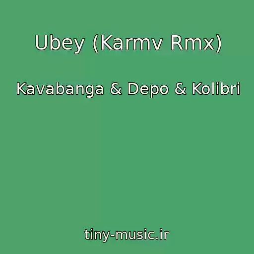 کاور آهنگ Ubey (Karmv Rmx) از Kavabanga & Depo & Kolibri