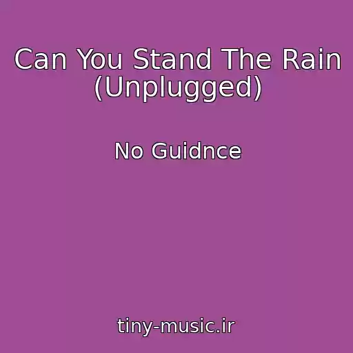 کاور آهنگ Can You Stand The Rain (Unplugged) از No Guidnce