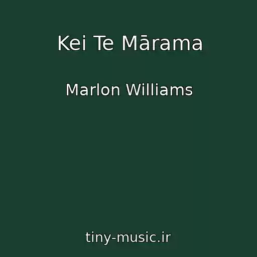 کاور آهنگ Kei Te Mārama از Marlon Williams