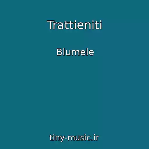کاور آهنگ Trattieniti از Blumele