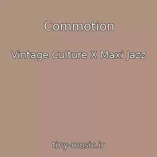 کاور آهنگ Commotion از Vintage Culture X Maxi Jazz