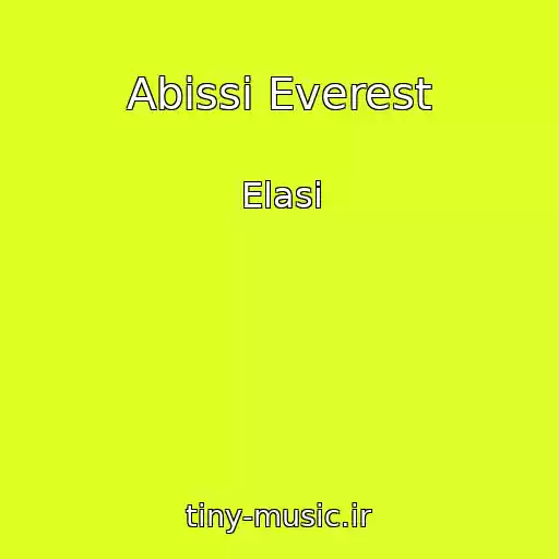 کاور آهنگ Abissi Everest از Elasi
