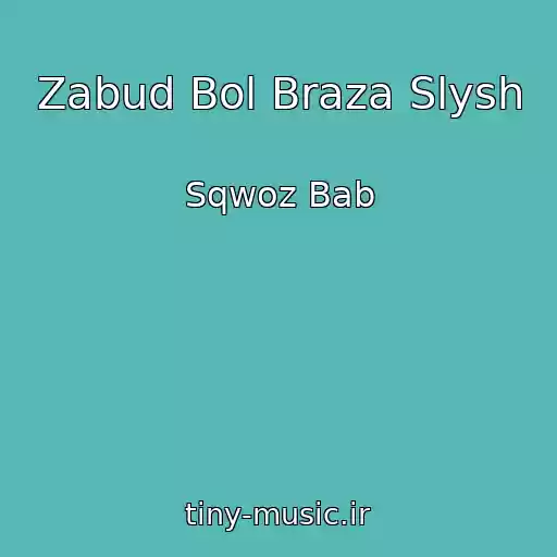 کاور آهنگ Zabud Bol Braza Slysh از Sqwoz Bab