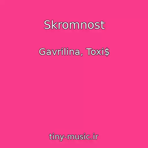 کاور آهنگ Skromnost از Gavrilina, Toxi$