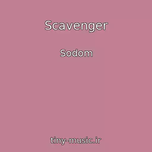 کاور آهنگ Scavenger از Sodom