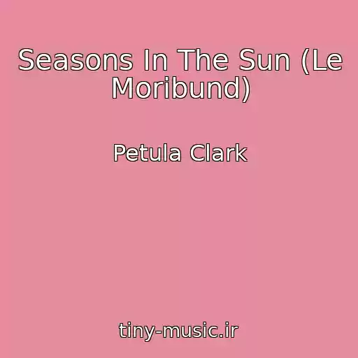کاور آهنگ Seasons In The Sun (Le Moribund) از Petula Clark