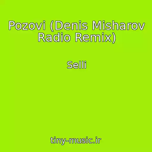 کاور آهنگ Pozovi (Denis Misharov Radio Remix) از Selli