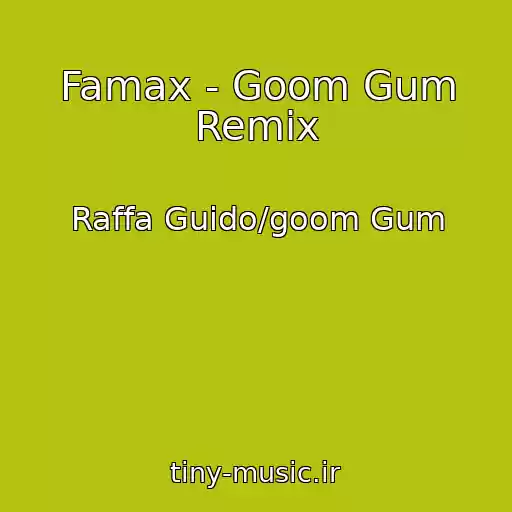 کاور آهنگ Famax - Goom Gum Remix از Raffa Guido/goom Gum