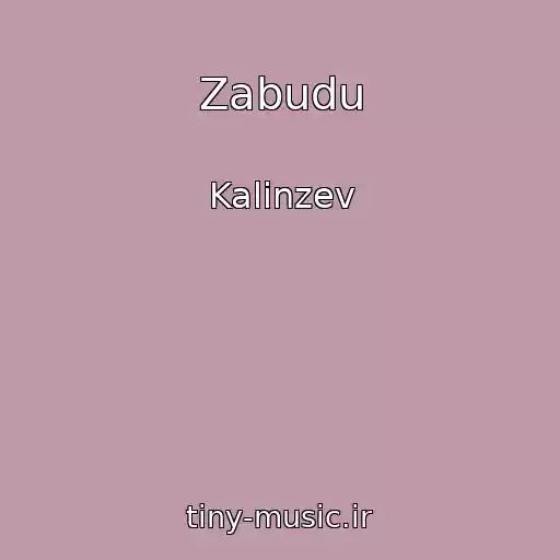 کاور آهنگ Zabudu از Kalinzev