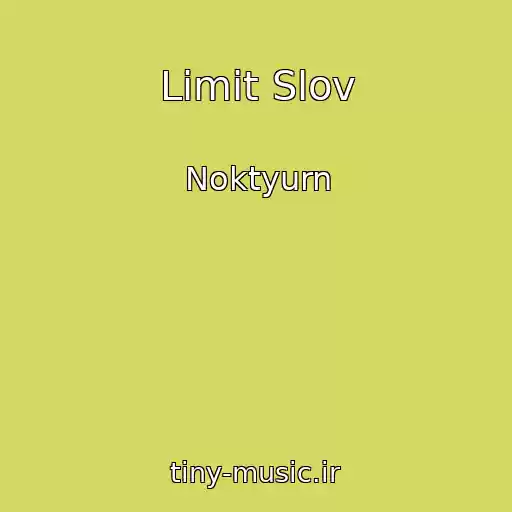 کاور آهنگ Limit Slov از Noktyurn