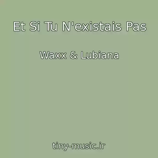 کاور آهنگ Et Si Tu N'existais Pas از Waxx & Lubiana
