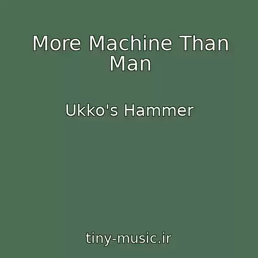 کاور آهنگ More Machine Than Man از Ukko's Hammer