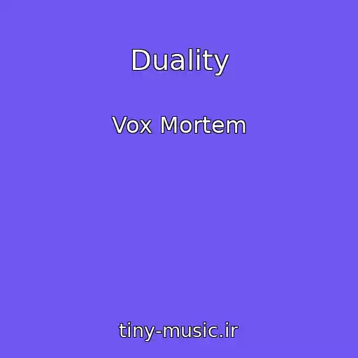 کاور آهنگ Duality از Vox Mortem