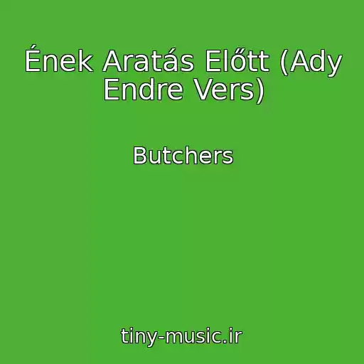 کاور آهنگ Ének Aratás Előtt (Ady Endre Vers) از Butchers