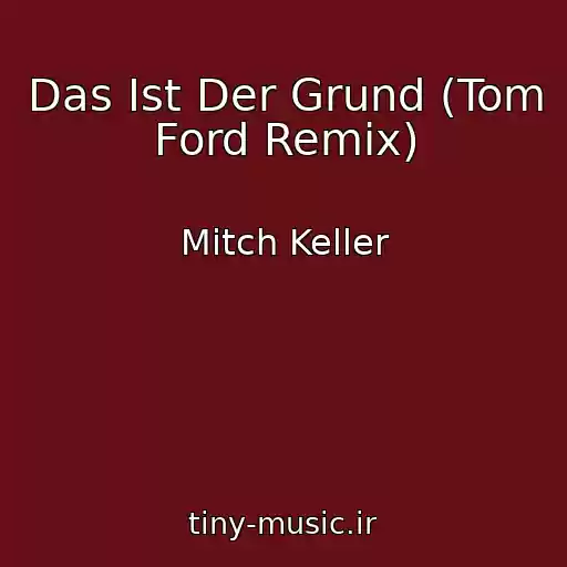 کاور آهنگ Das Ist Der Grund (Tom Ford Remix) از Mitch Keller