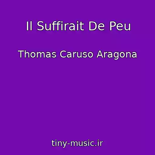 کاور آهنگ Il Suffirait De Peu از Thomas Caruso Aragona