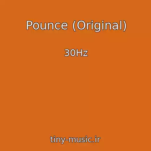 کاور آهنگ Pounce (Original) از 30Hz