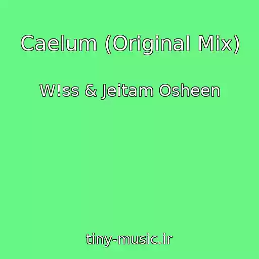 کاور آهنگ Caelum (Original Mix) از W!ss & Jeitam Osheen