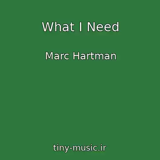 کاور آهنگ What I Need از Marc Hartman