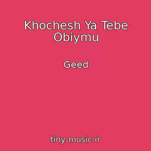 کاور آهنگ Khochesh Ya Tebe Obіymu از Geed