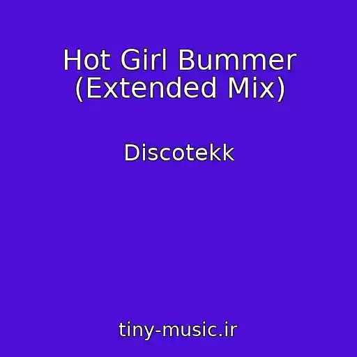 کاور آهنگ Hot Girl Bummer (Extended Mix) از Discotekk