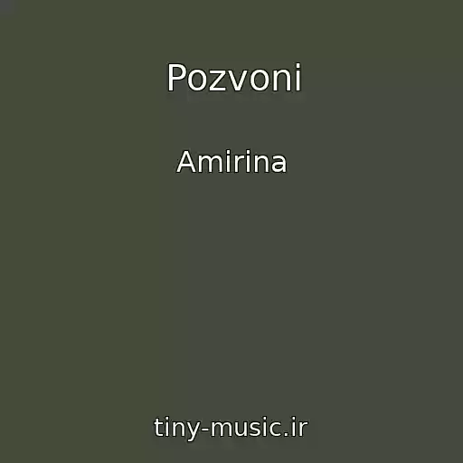 کاور آهنگ Pozvoni از Amirina