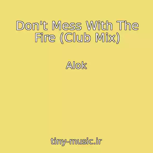 کاور آهنگ Don't Mess With The Fire (Club Mix) از Alok
