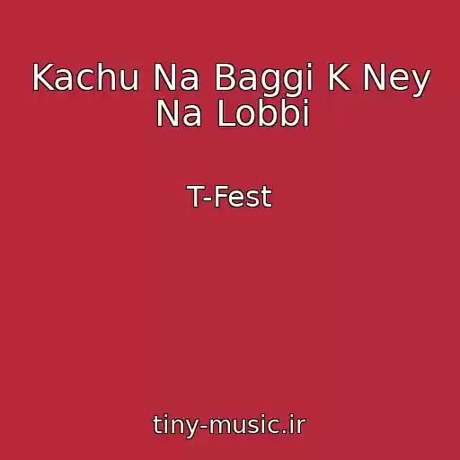 کاور آهنگ Kachu Na Baggi K Ney Na Lobbi از T-Fest